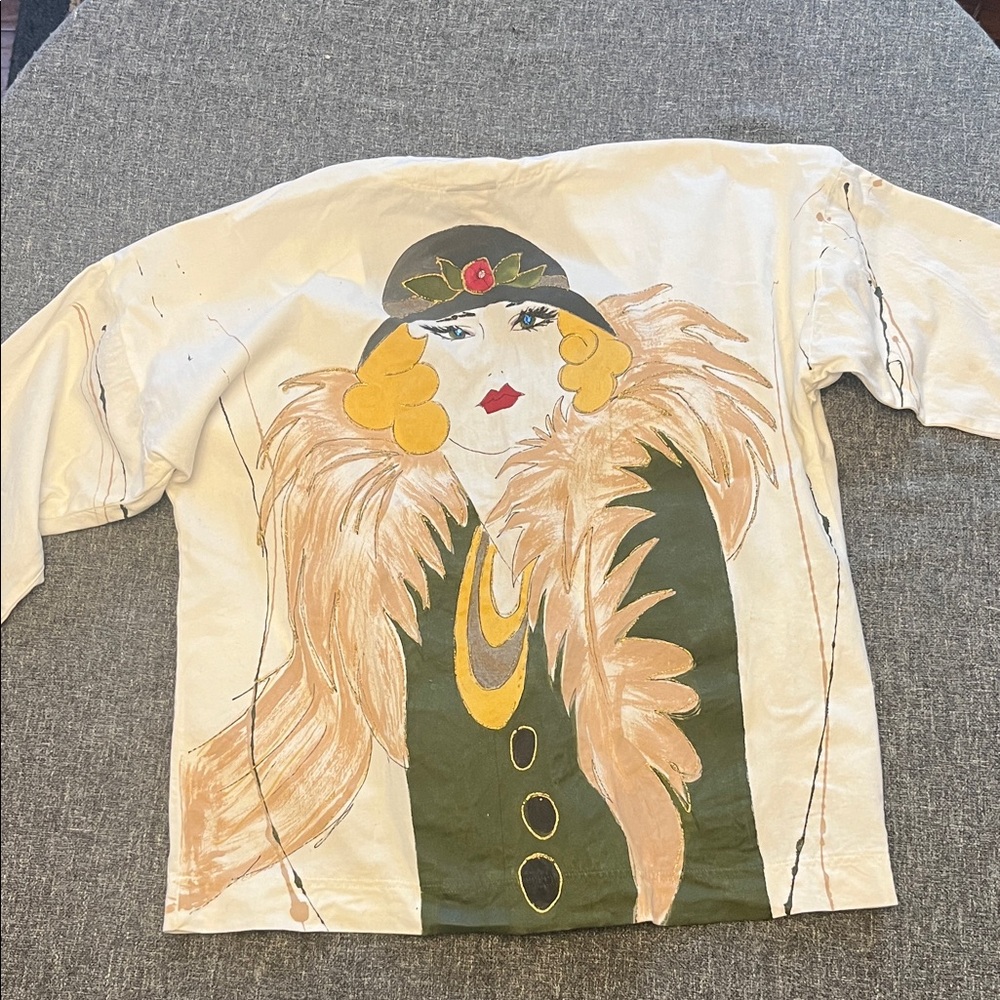 Vintage Art Deco Graphic Jacket by Julie A of California.